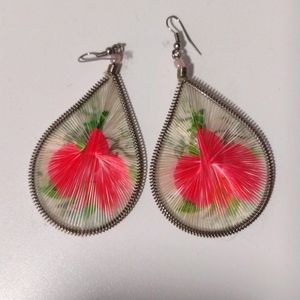 Flower earrings